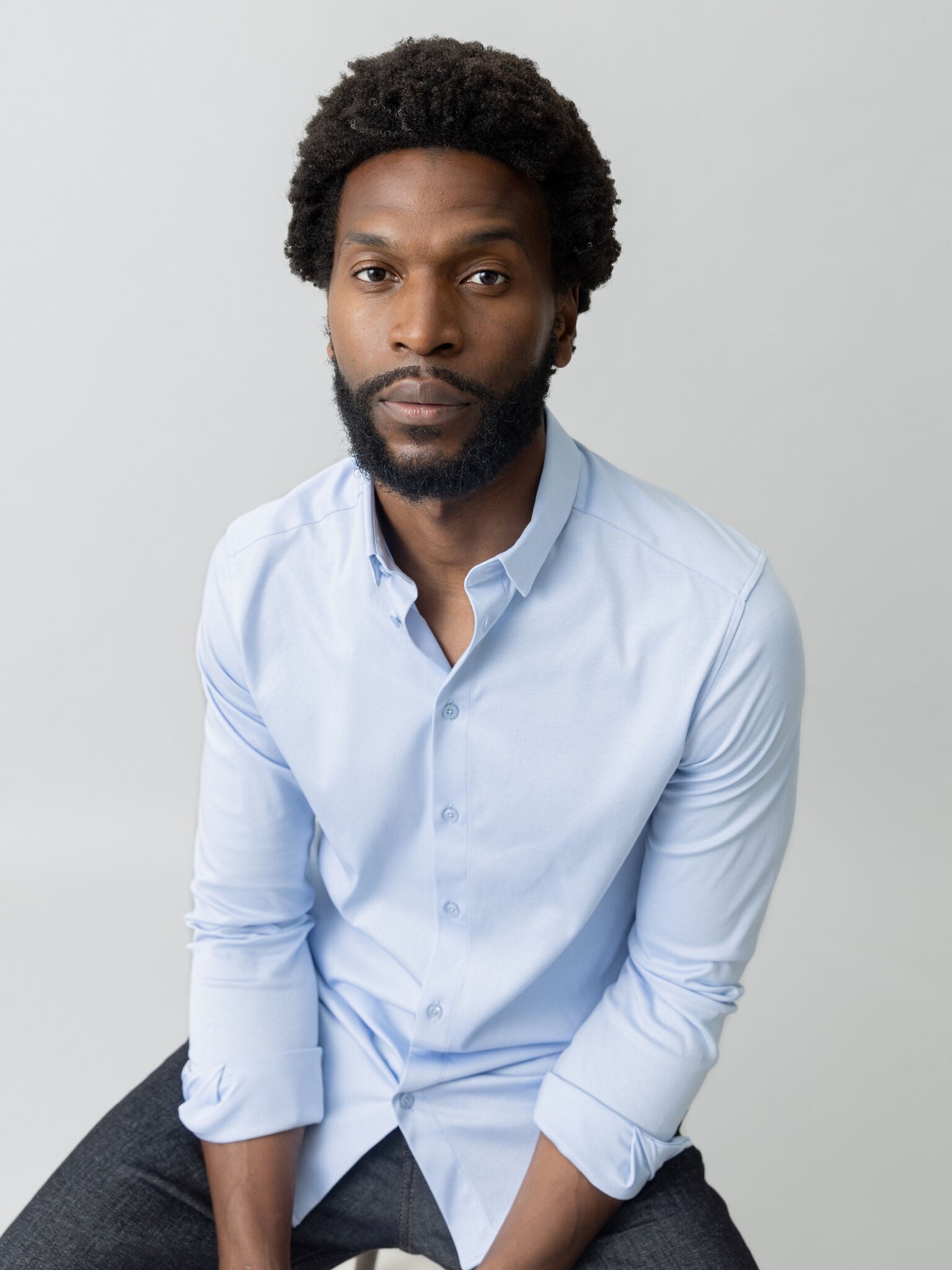 Modelshot / Light Blue / Detail